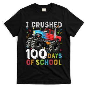 100 Days Of School Monster Truck 100th Day Of School T-Shirt