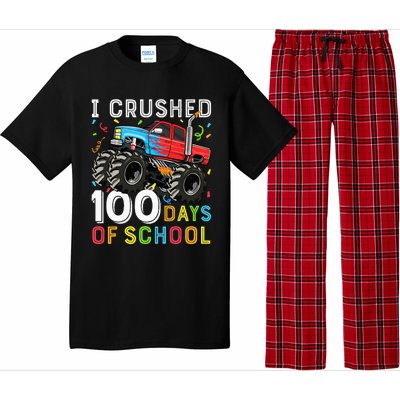 100 Days Of School Monster Truck 100th Day Of School Pajama Set