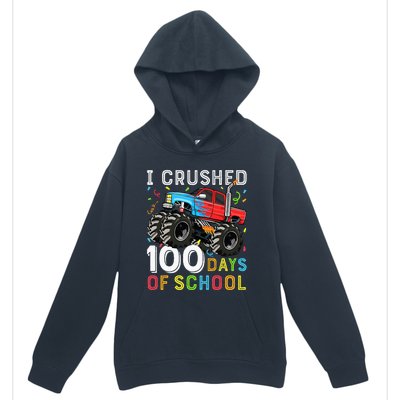 100 Days Of School Monster Truck 100th Day Of School Urban Pullover Hoodie