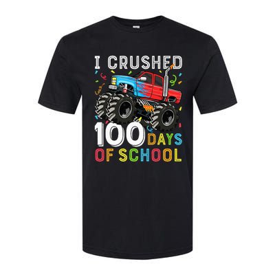 100 Days Of School Monster Truck 100th Day Of School Softstyle CVC T-Shirt