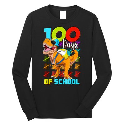 100 Days Of School Dinosaur Long Sleeve Shirt