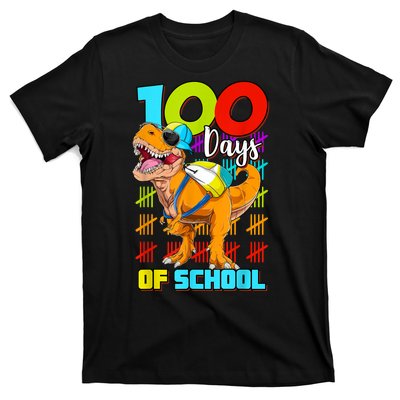 100 Days Of School Dinosaur T-Shirt