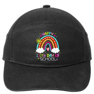 120th Day Of School Rainbow 120 Days Smarter Teacher 7-Panel Snapback Hat