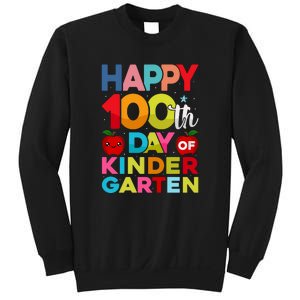 100 Days Of Kindergarten Happy 100th Day Of School Gift Sweatshirt