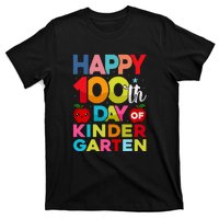 100 Days Of Kindergarten Happy 100th Day Of School Gift T-Shirt