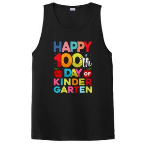 100 Days Of Kindergarten Happy 100th Day Of School Gift PosiCharge Competitor Tank