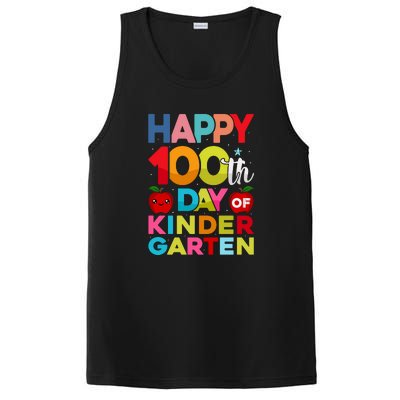 100 Days Of Kindergarten Happy 100th Day Of School Gift PosiCharge Competitor Tank