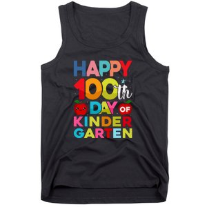 100 Days Of Kindergarten Happy 100th Day Of School Gift Tank Top