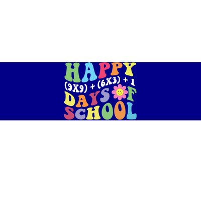 100th Day Of School Math Formula 100 Days Of School Teacher Gift Bumper Sticker