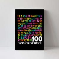 100th Day Of School Teacher 100 Days Math Numbers Canvas