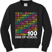 100th Day Of School Teacher 100 Days Math Numbers Kids Sweatshirt