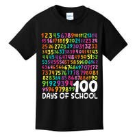 100th Day Of School Teacher 100 Days Math Numbers Kids T-Shirt