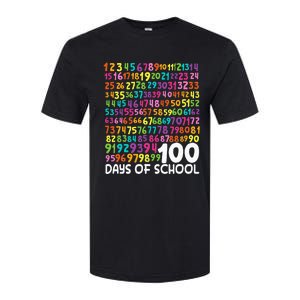 100th Day Of School Teacher 100 Days Math Numbers Softstyle CVC T-Shirt