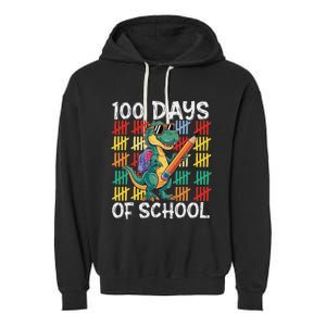 100th Day Of School Costume For 100 Days Garment-Dyed Fleece Hoodie