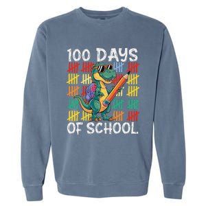 100th Day Of School Costume For 100 Days Garment-Dyed Sweatshirt