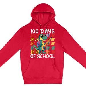 100th Day Of School Costume For 100 Days Premium Pullover Hoodie