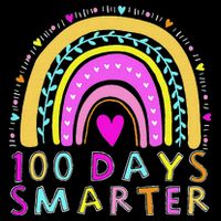 100th Day Of School Teacher rainbow 100 Days Smarter Impact Tech Backpack