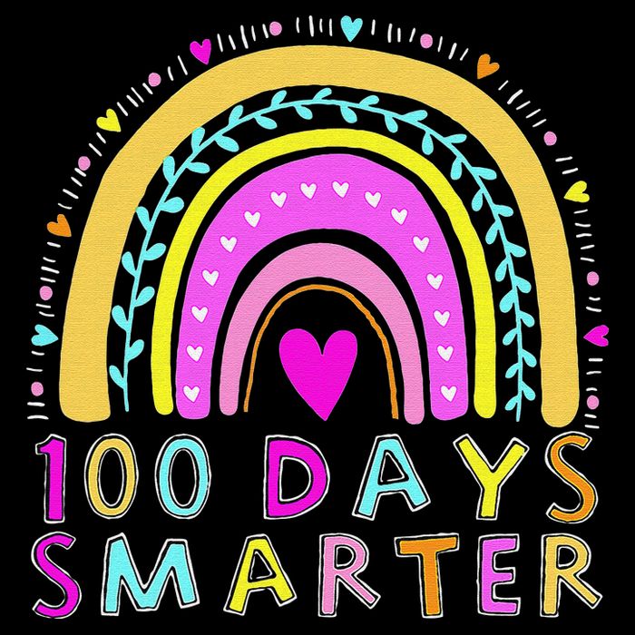 100th Day Of School Teacher rainbow 100 Days Smarter Impact Tech Backpack