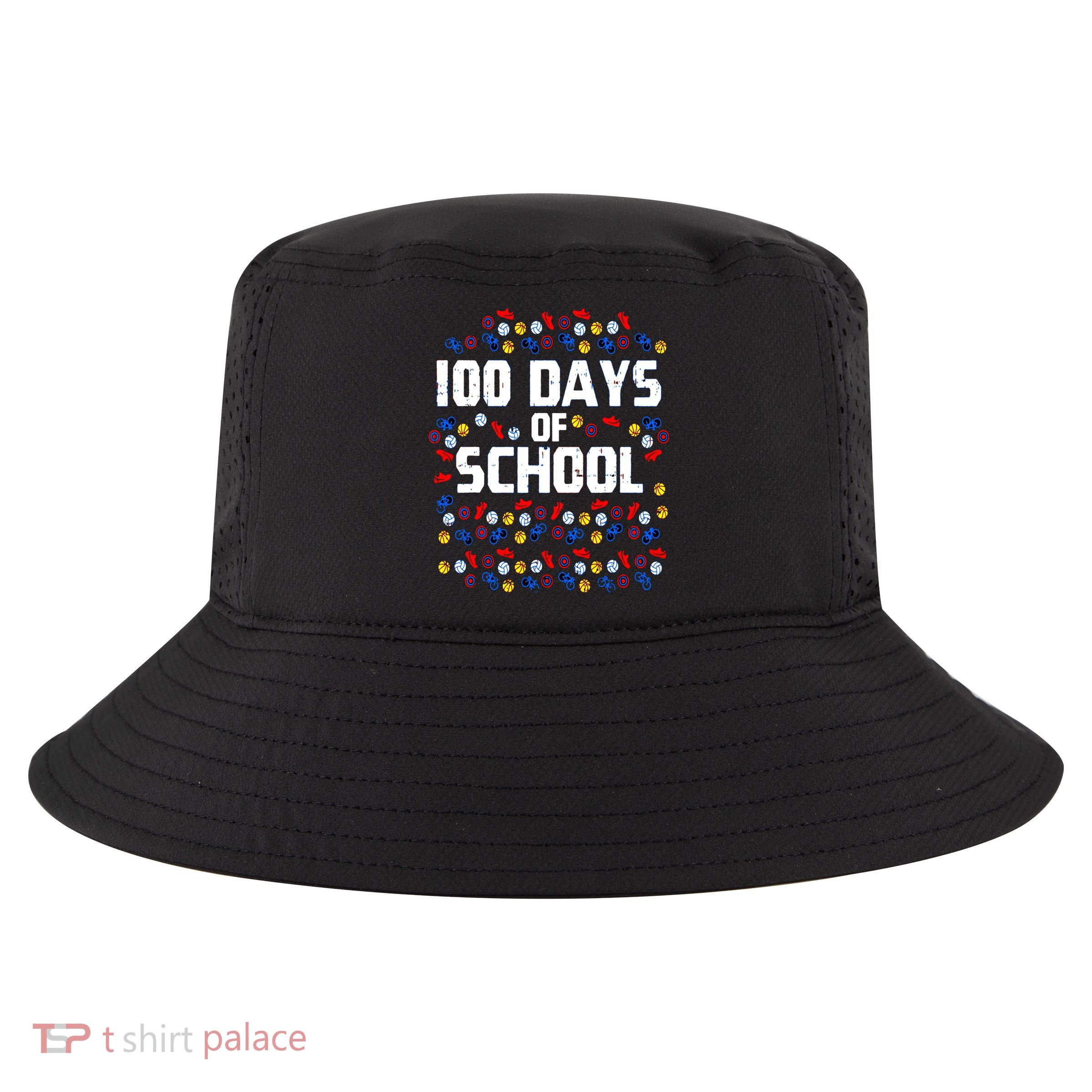 100 Days Of School  Sport Player  Cool Comfort Performance Bucket Hat