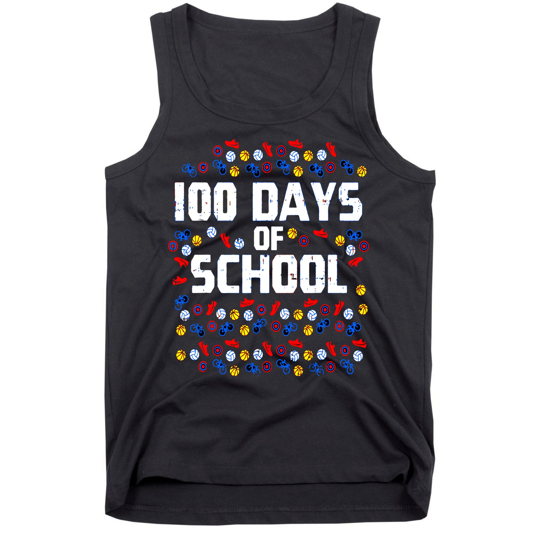 100 Days Of School  Sport Player  Tank Top