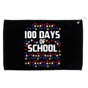 100 Days Of School  Sport Player  Grommeted Golf Towel