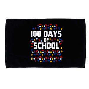 100 Days Of School  Sport Player  Microfiber Hand Towel