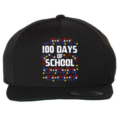 100 Days Of School  Sport Player  Wool Snapback Cap