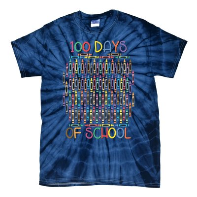 100 Days Of School Teacher Student Funny Tie-Dye T-Shirt