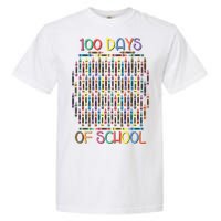 100 Days Of School Teacher Student Funny Garment-Dyed Heavyweight T-Shirt