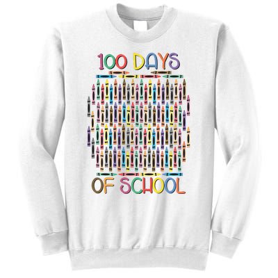 100 Days Of School Teacher Student Funny Sweatshirt