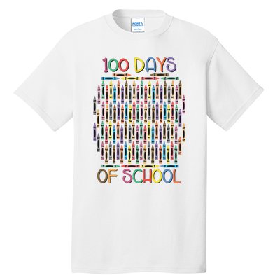 100 Days Of School Teacher Student Funny Tall T-Shirt