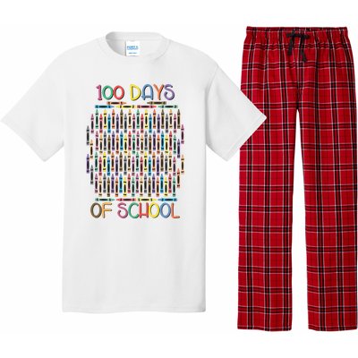 100 Days Of School Teacher Student Funny Pajama Set