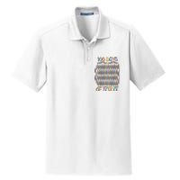 100 Days Of School Teacher Student Funny Dry Zone Grid Polo