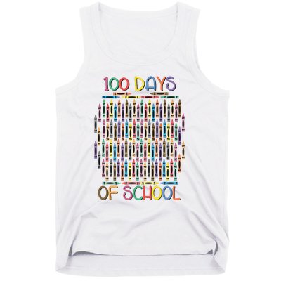 100 Days Of School Teacher Student Funny Tank Top