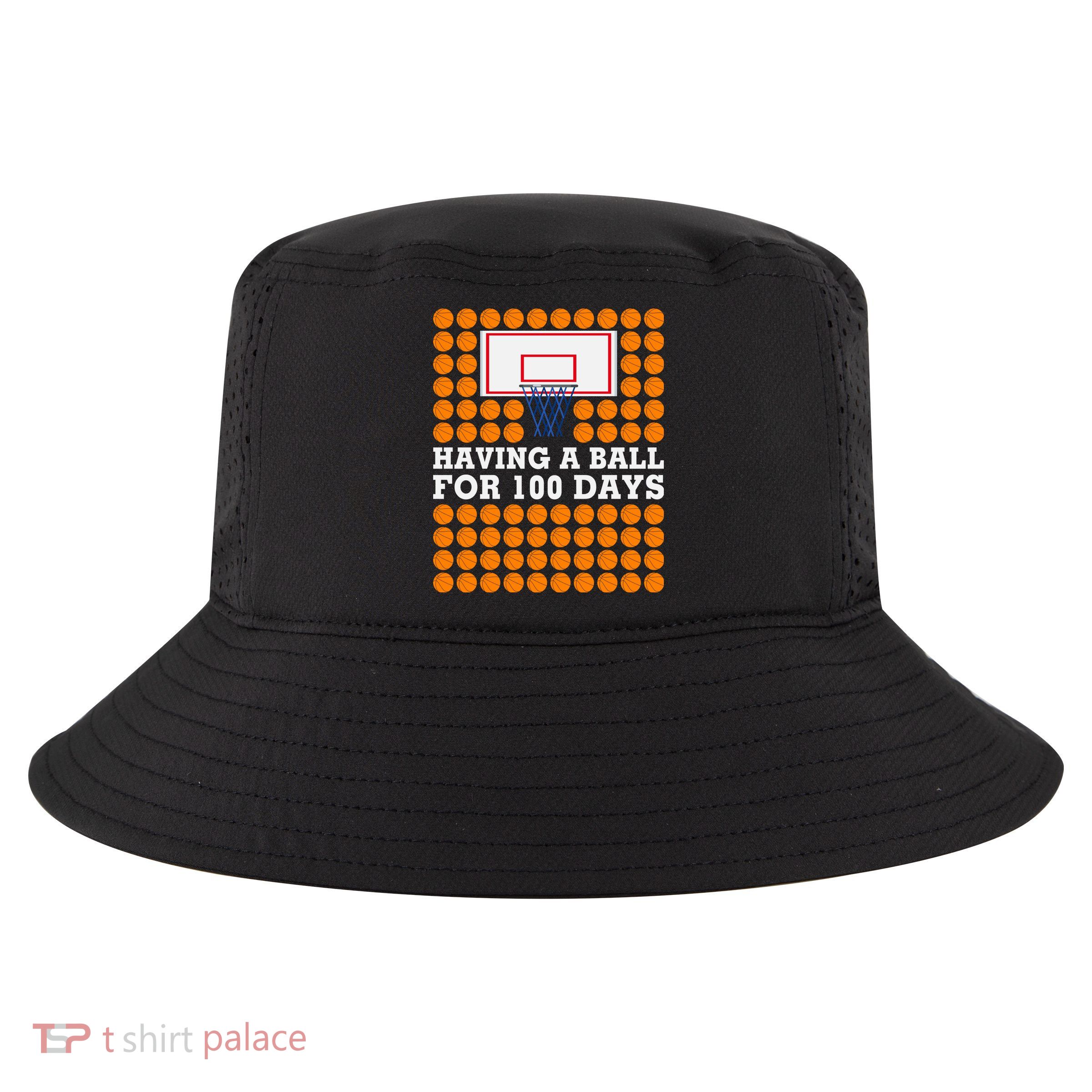 100th Day Of School Basketball Balls 100 Basket Balls Basketball Hoop Cool Comfort Performance Bucket Hat