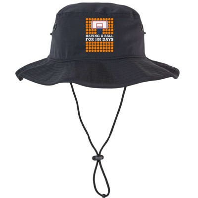 100th Day Of School Basketball Balls 100 Basket Balls Basketball Hoop Legacy Cool Fit Booney Bucket Hat