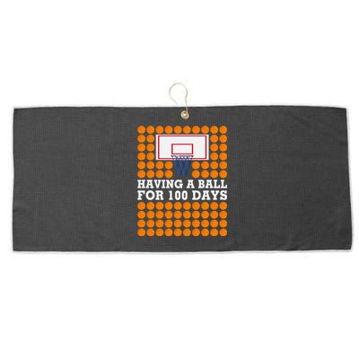 100th Day Of School Basketball Balls 100 Basket Balls Basketball Hoop Large Microfiber Waffle Golf Towel