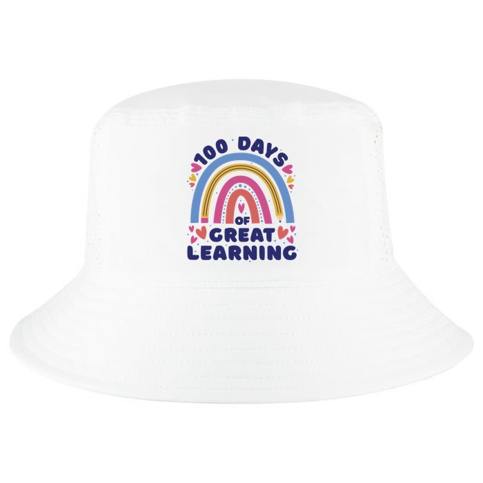 100 Days Of Great Learning School Rainbow Cool Comfort Performance Bucket Hat