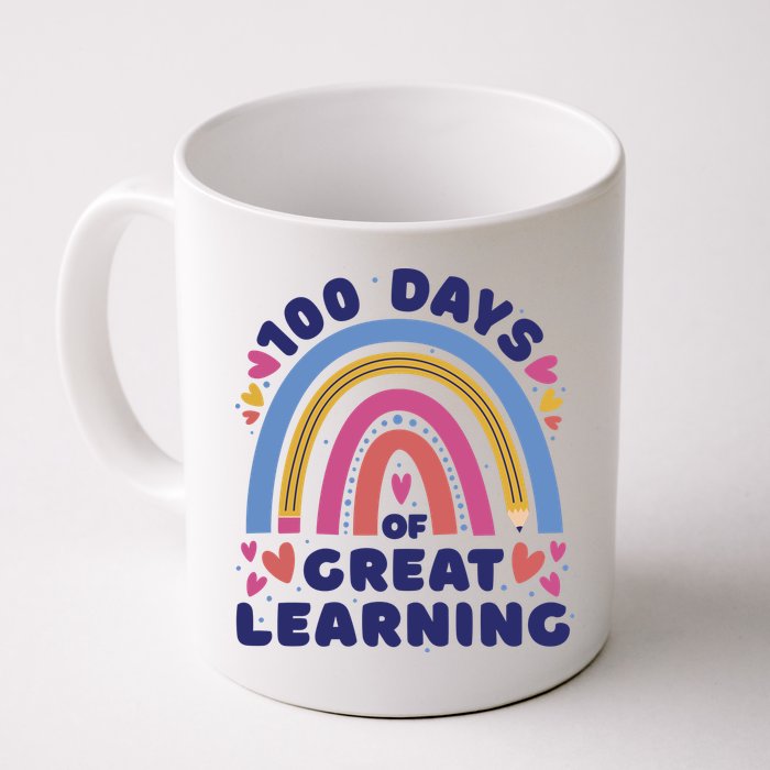100 Days Of Great Learning School Rainbow Mug