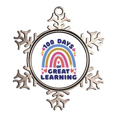 100 Days Of Great Learning School Rainbow Metallic Star Ornament