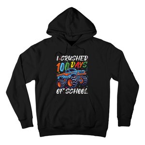 100 Days Of School Monster Truck Students And Teachers Hoodie