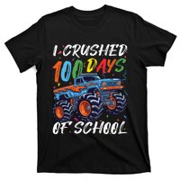 100 Days Of School Monster Truck Students And Teachers T-Shirt