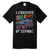 100 Days Of School Monster Truck Students And Teachers Tall T-Shirt