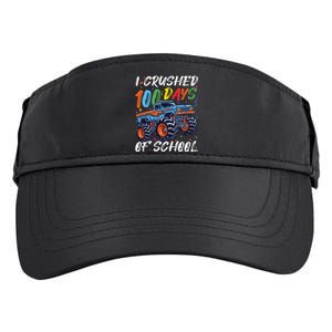 100 Days Of School Monster Truck Students And Teachers Adult Drive Performance Visor