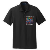 100 Days Of School Monster Truck Students And Teachers Dry Zone Grid Polo