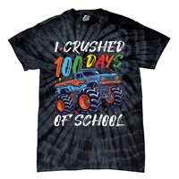 100 Days Of School Monster Truck Students And Teachers Tie-Dye T-Shirt