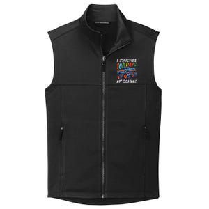 100 Days Of School Monster Truck Students And Teachers Collective Smooth Fleece Vest