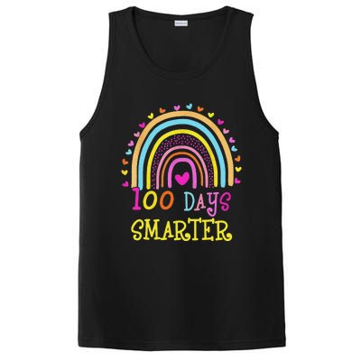 100th Day Of School Teacher rainbow 100 Days Smarter PosiCharge Competitor Tank