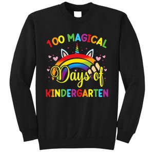 100th Day of Kindergarten For Girls 100 Magical Days Sweatshirt