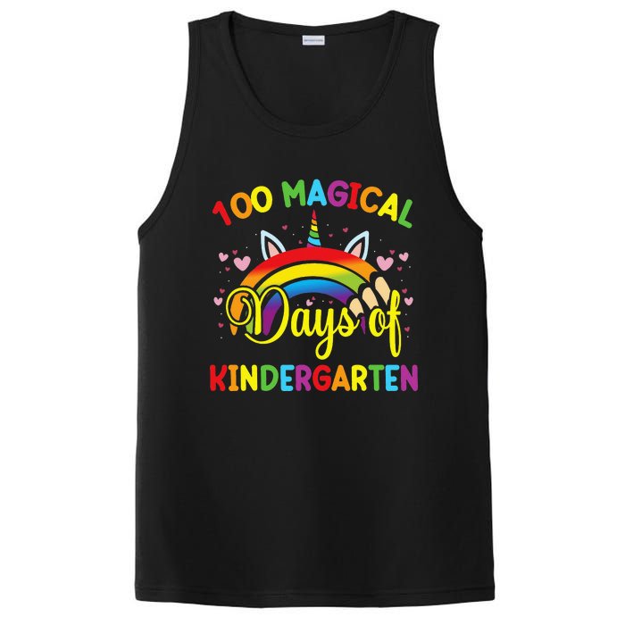 100th Day of Kindergarten For Girls 100 Magical Days PosiCharge Competitor Tank